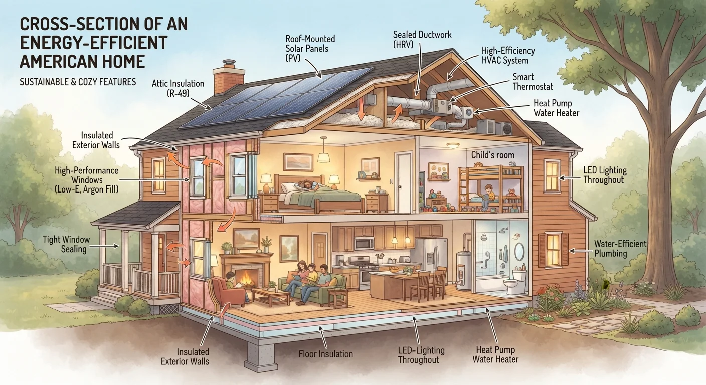 Room-by-Room Energy Efficiency: A Homeowner's Reference
